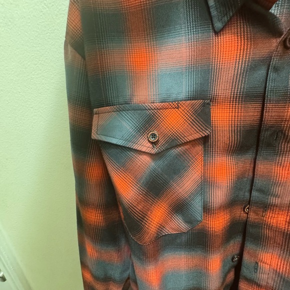 DIXXON Men's Red and Black Plaid Shirt sound of freedom 3 xl - Picture 3 of 5